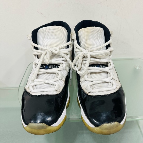 Air Jordan 11 Concord Sz 10,5 Mens 2018 Nike Retro Black White 378037-100 OG XI - Picture 4 of 10